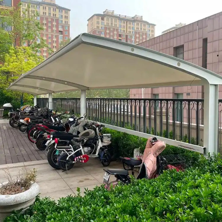 涟水县膜结构电动车棚